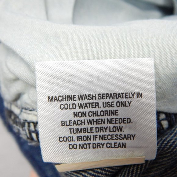 PacSun Mens Skinny Cut Off Ribbed Denim Jean Shorts Medium Indigo Size 31 - Picture 8 of 9